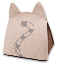 Touchcat ® 'Kitty Ears' Travel On-The-Go Folding Designer Fashion Pet Cat Bed House w/ Hanging Teaser Toy - BIG FRENCHIES