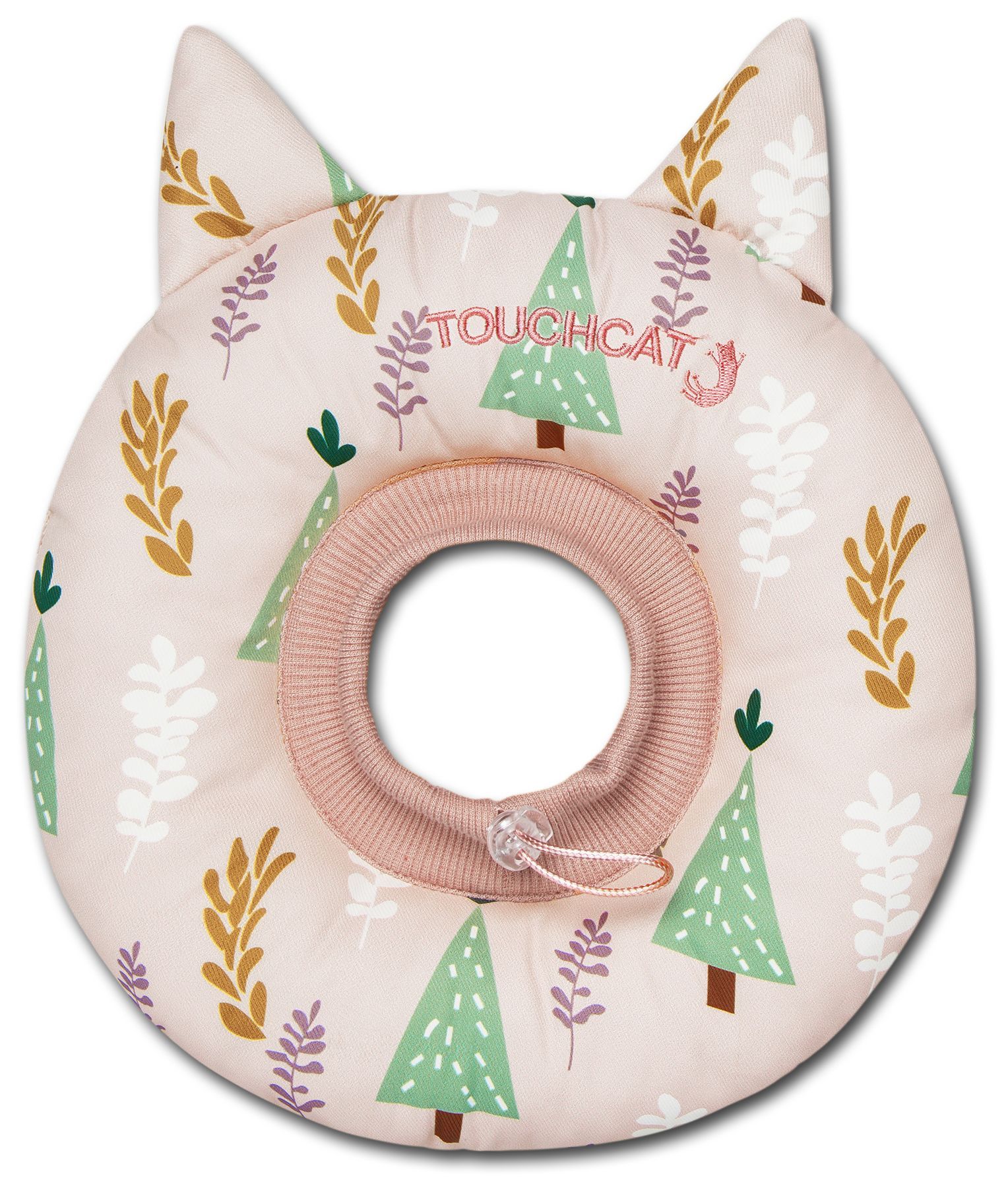 Touchcat ® 'Ringlet' Licking and Scratching Adjustable Pillow Cat Neck Protector - BIG FRENCHIES