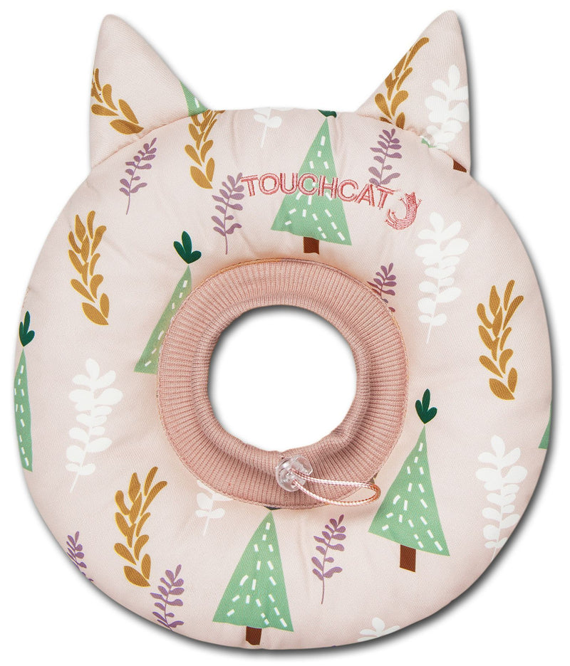 Touchcat ® 'Ringlet' Licking and Scratching Adjustable Pillow Cat Neck Protector - BIG FRENCHIES