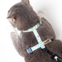 Touchcat 'Radi-Claw' Durable Cable Cat Harness and Leash Combo - BIG FRENCHIES