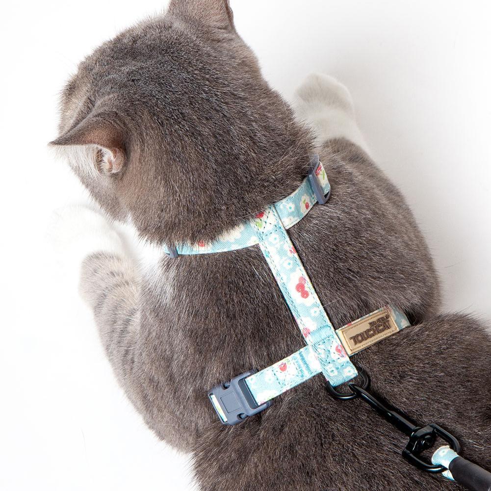 Touchcat 'Radi-Claw' Durable Cable Cat Harness and Leash Combo - BIG FRENCHIES
