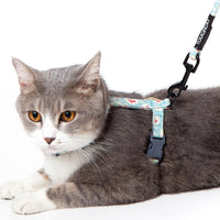 Touchcat 'Radi-Claw' Durable Cable Cat Harness and Leash Combo - BIG FRENCHIES