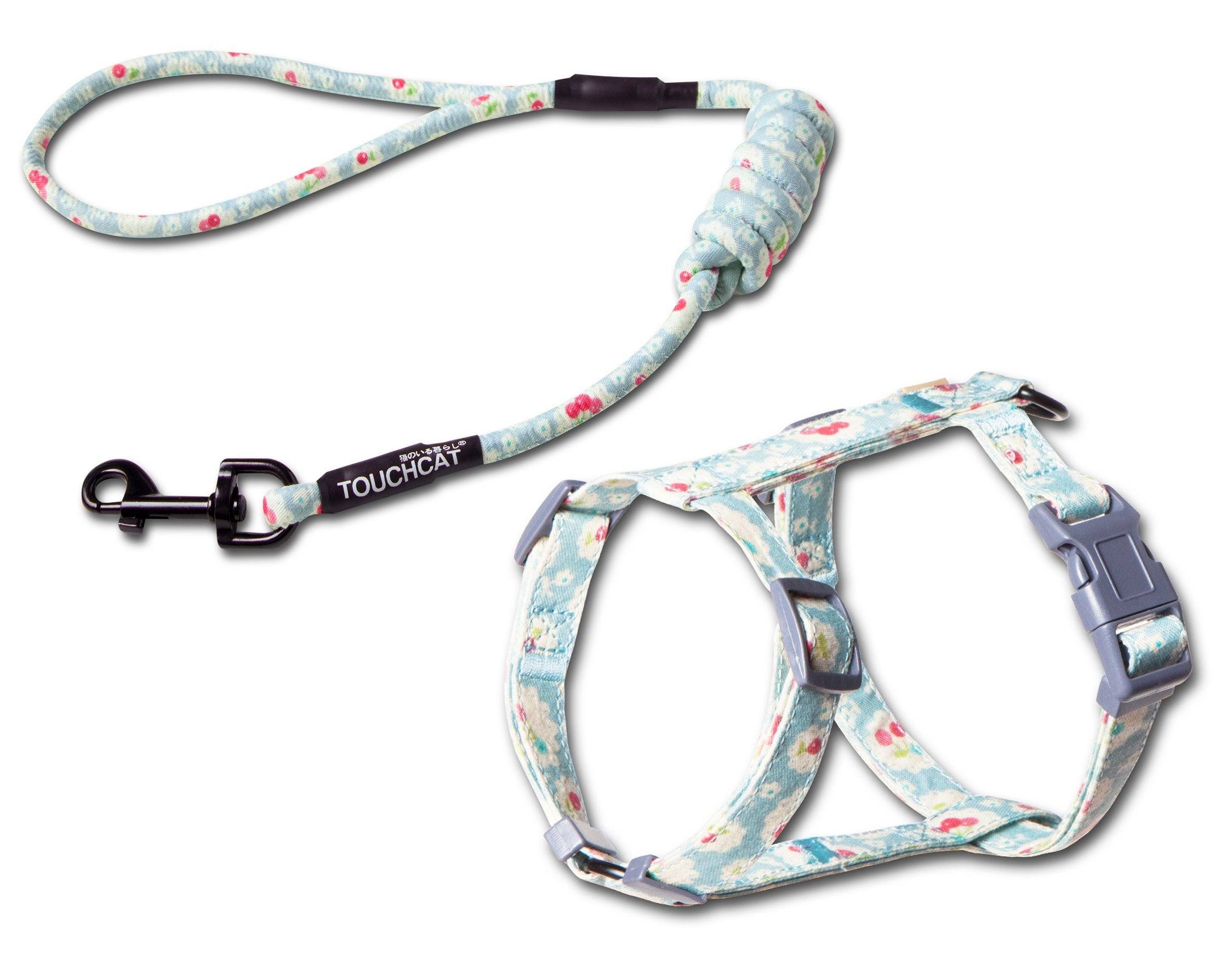 Touchcat 'Radi-Claw' Durable Cable Cat Harness and Leash Combo - BIG FRENCHIES