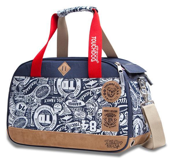 Touchdog Airline Approved Around-The-Globe Passport Designer Pet Carrier - BIG FRENCHIES