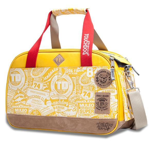 Touchdog Airline Approved Around-The-Globe Passport Designer Pet Carrier - BIG FRENCHIES
