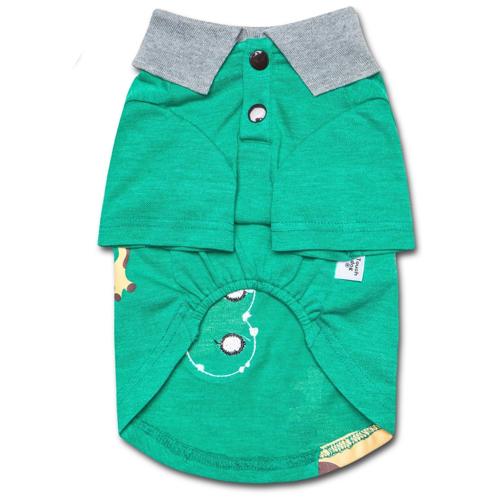 Touchdog 'Arubark' Caribbean Style Dog Polo T-Shirt - BIG FRENCHIES