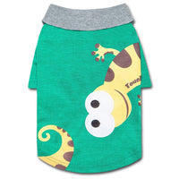 Touchdog 'Arubark' Caribbean Style Dog Polo T-Shirt - BIG FRENCHIES