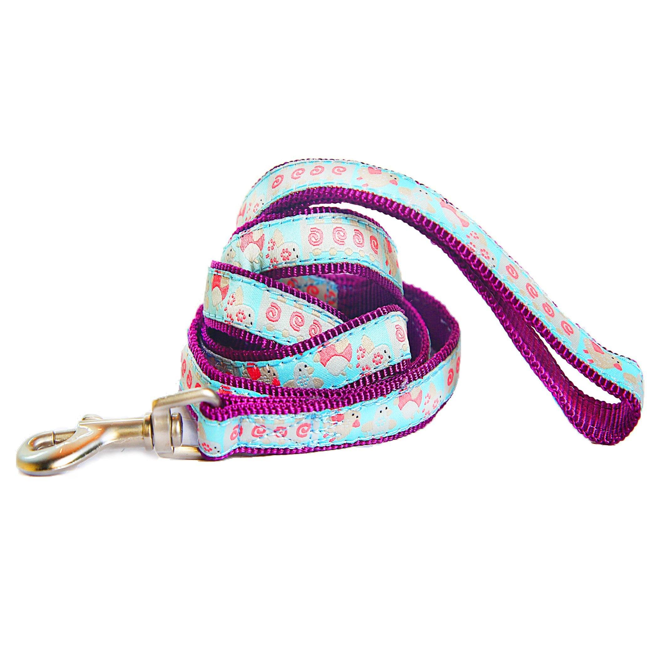 Touchdog 'Avery Patterned' Tough Stitched Dog Harness and Leash - BIG FRENCHIES