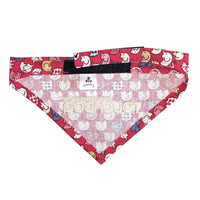 Touchdog Elephant Patterned Hook-and-Loop Fashion Dog Bandana - BIG FRENCHIES