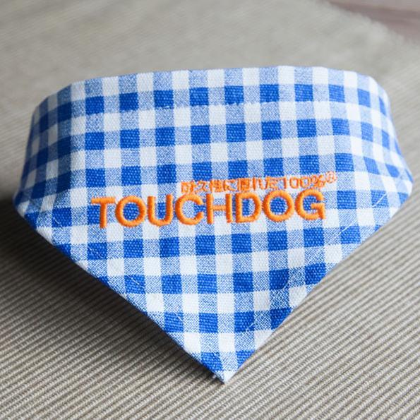 Touchdog Plaid Patterned Hook-and-Loop Fashion Dog Bandana - BIG FRENCHIES