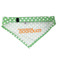 Touchdog Polka-dot Patterned Hook-and-Loop Fashion Dog Bandana - BIG FRENCHIES