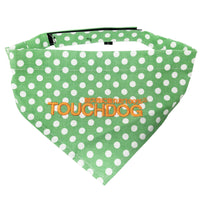 Touchdog Polka-dot Patterned Hook-and-Loop Fashion Dog Bandana - BIG FRENCHIES