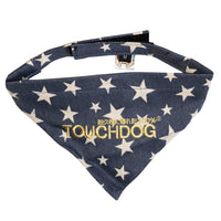 Touchdog Star Patterned Hook-and-Loop Fashion Dog Bandana - BIG FRENCHIES