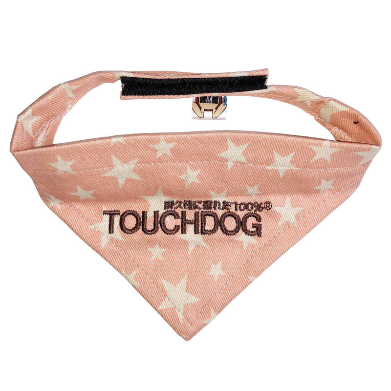 Touchdog Star Patterned Hook-and-Loop Fashion Dog Bandana - BIG FRENCHIES