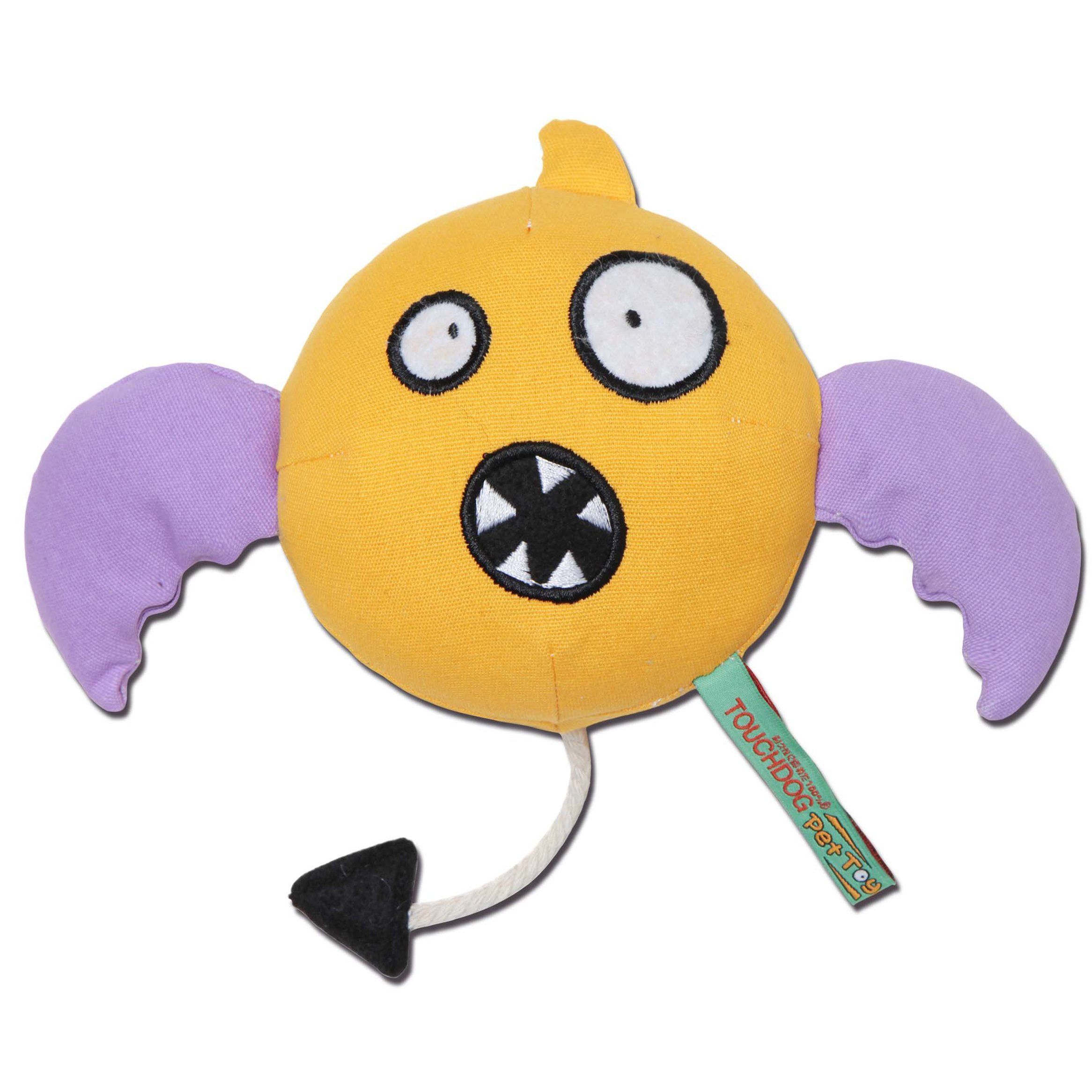 Touchdog Cartoon Flying Critter Monster Plush Dog Toy - BIG FRENCHIES