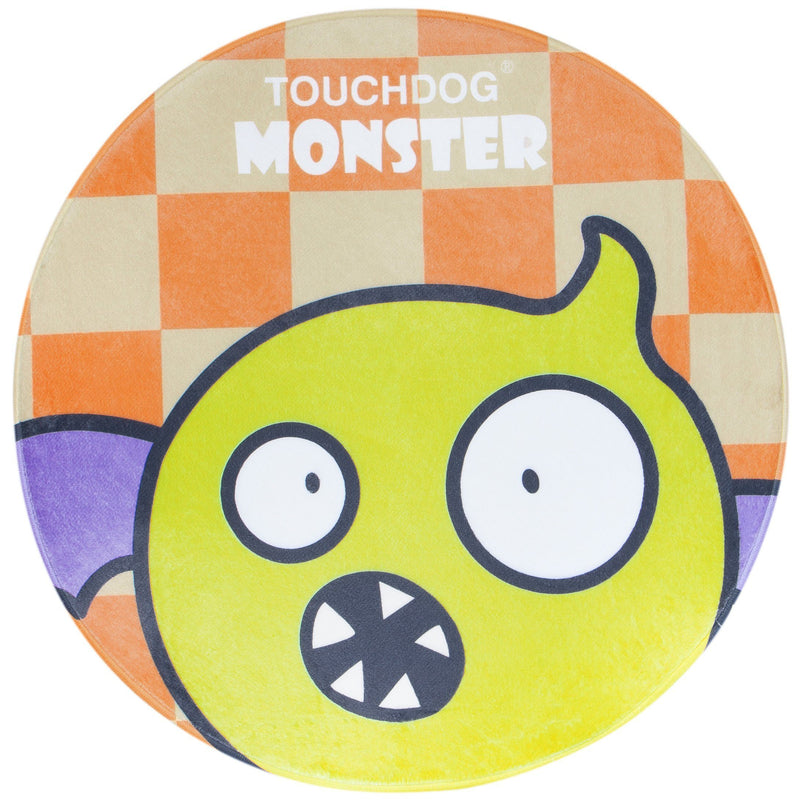 Touchdog Cartoon Flying Critter Monster Rounded Cat and Dog Mat - BIG FRENCHIES