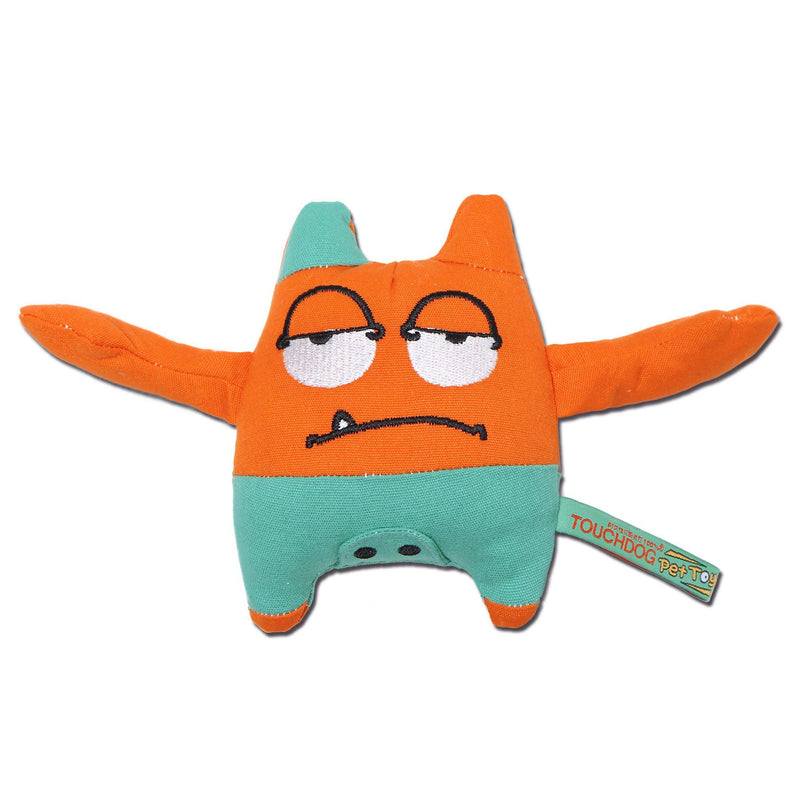 Touchdog Cartoon Sleepy Monster Plush Dog Toy - BIG FRENCHIES