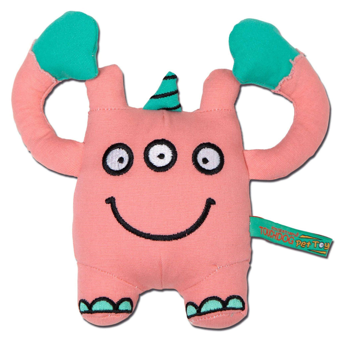 Touchdog Cartoon Three-eyed Monster Plush Dog Toy - BIG FRENCHIES