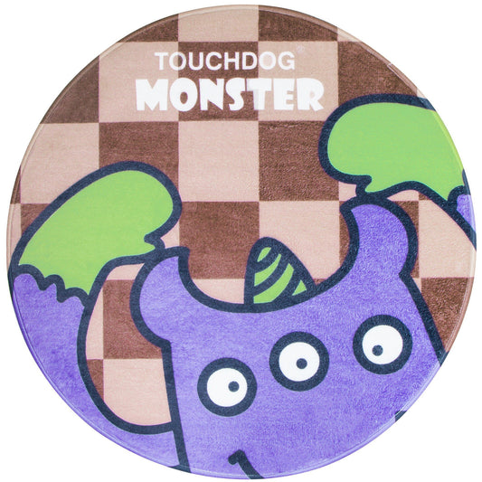 Touchdog Cartoon Three-eyed Monster Rounded Cat and Dog Mat - BIG FRENCHIES