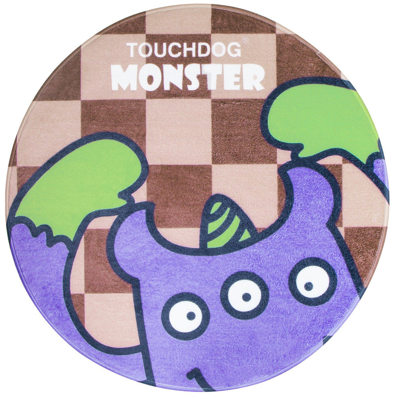 Touchdog Cartoon Three-eyed Monster Rounded Cat and Dog Mat - BIG FRENCHIES