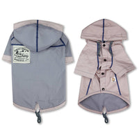 Touchdog 'Cloudburst' Reversible Fashion Waterproof Dog Raincoat - BIG FRENCHIES