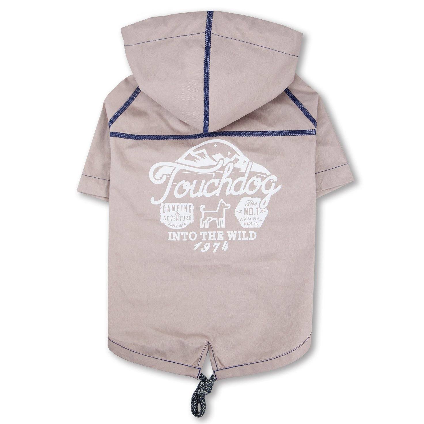 Touchdog 'Cloudburst' Reversible Fashion Waterproof Dog Raincoat - BIG FRENCHIES