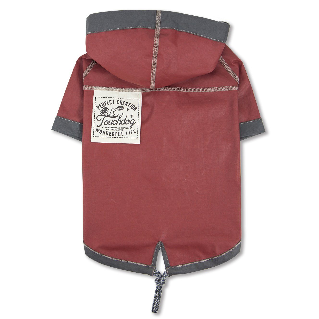 Touchdog 'Cloudburst' Reversible Fashion Waterproof Dog Raincoat - BIG FRENCHIES
