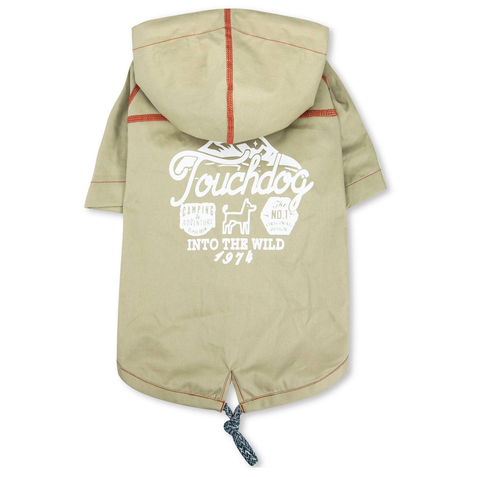 Touchdog 'Cloudburst' Reversible Fashion Waterproof Dog Raincoat - BIG FRENCHIES