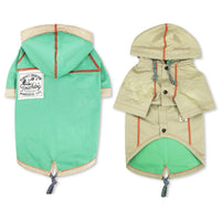 Touchdog 'Cloudburst' Reversible Fashion Waterproof Dog Raincoat - BIG FRENCHIES