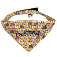 Touchdog Designer Hook-and-Loop Pet Bandana - Yellow - BIG FRENCHIES