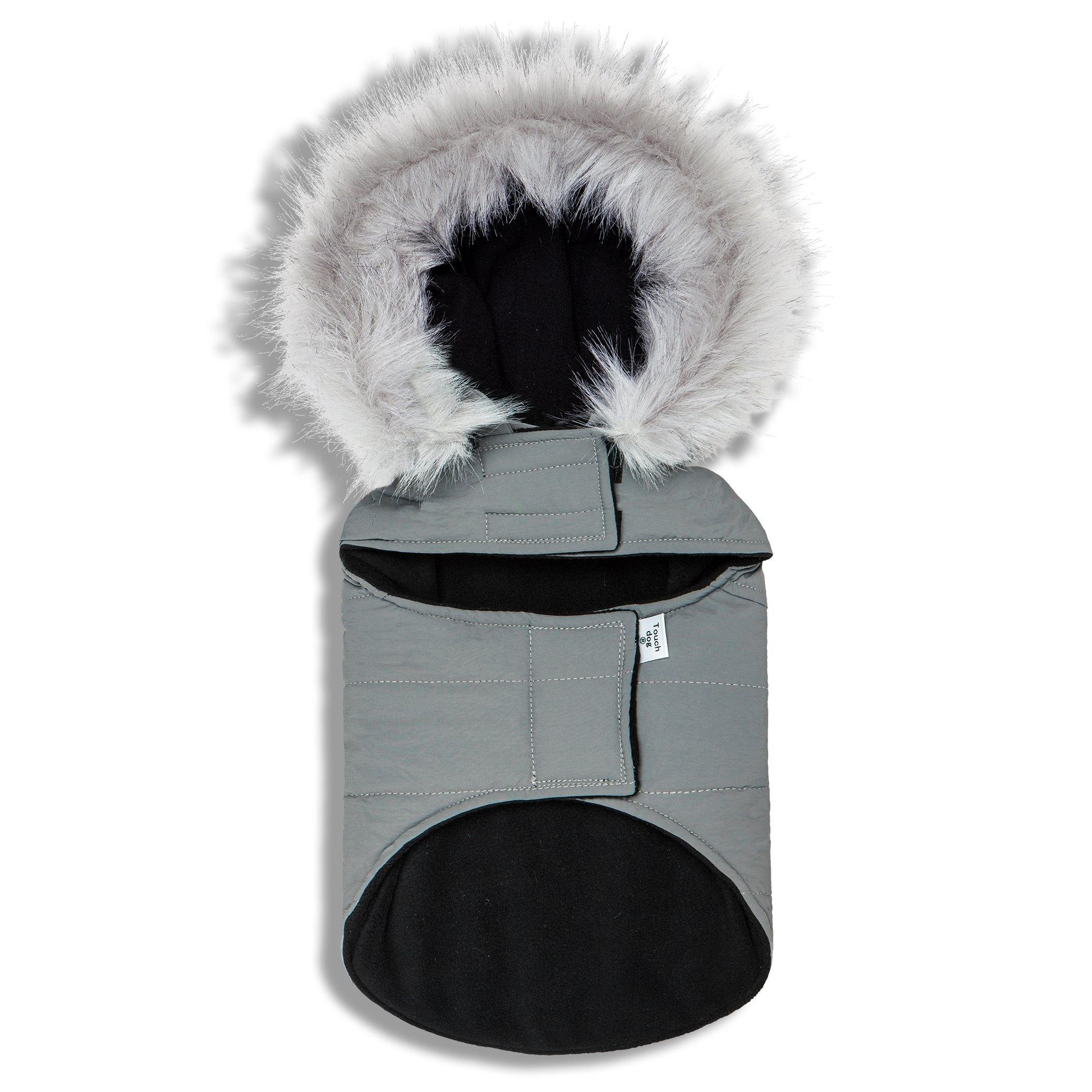 Touchdog 'Eskimo-Swag' Duck-Down Insulated Winter Dog Coat Parka - BIG FRENCHIES