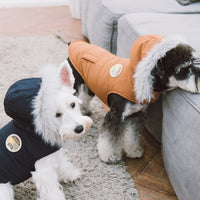 Touchdog 'Eskimo-Swag' Duck-Down Insulated Winter Dog Coat Parka - BIG FRENCHIES