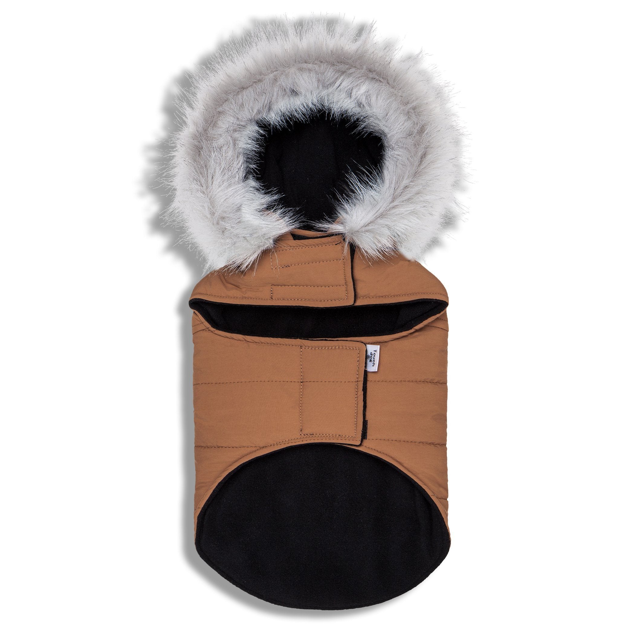 Touchdog 'Eskimo-Swag' Duck-Down Insulated Winter Dog Coat Parka - BIG FRENCHIES