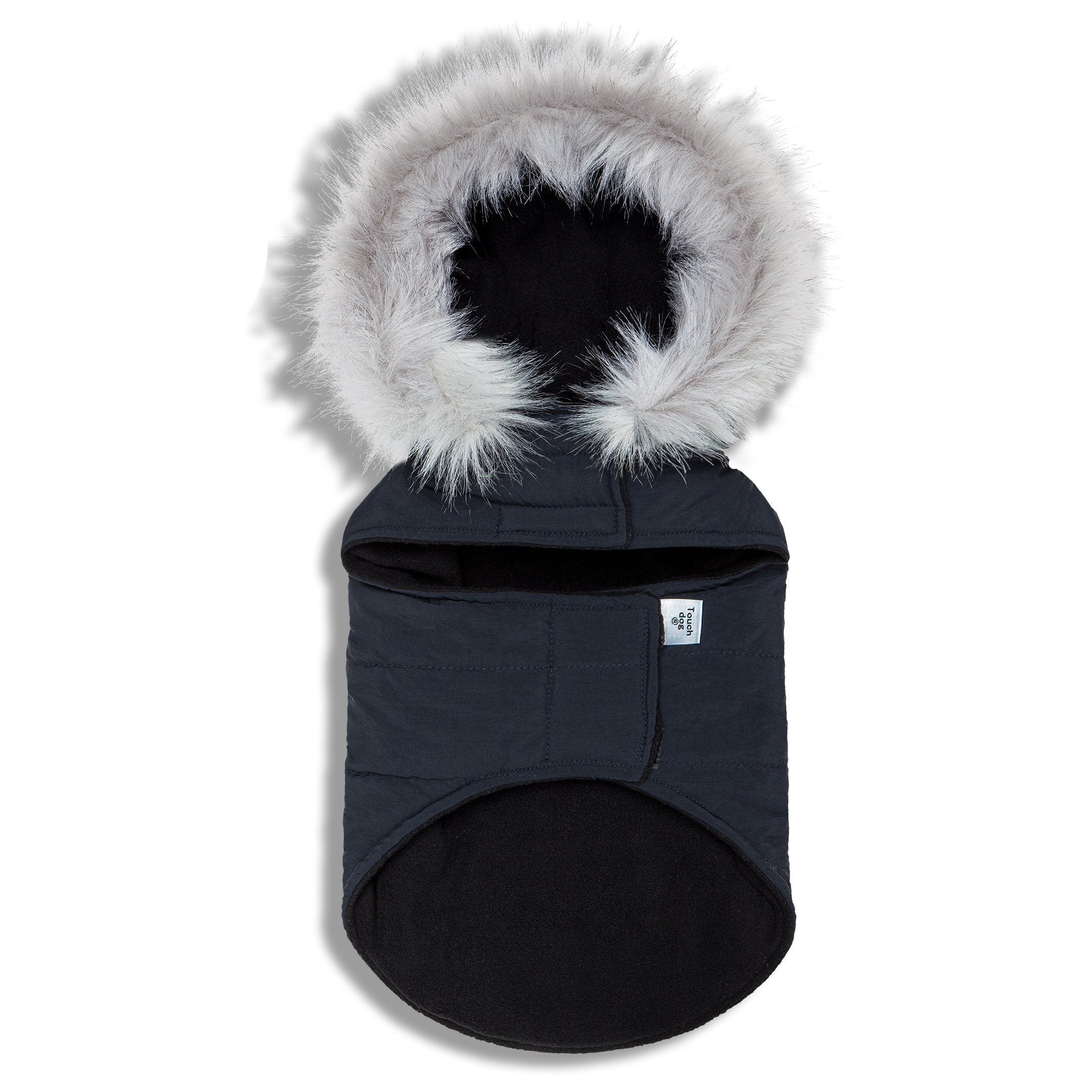 Touchdog 'Eskimo-Swag' Duck-Down Insulated Winter Dog Coat Parka - BIG FRENCHIES
