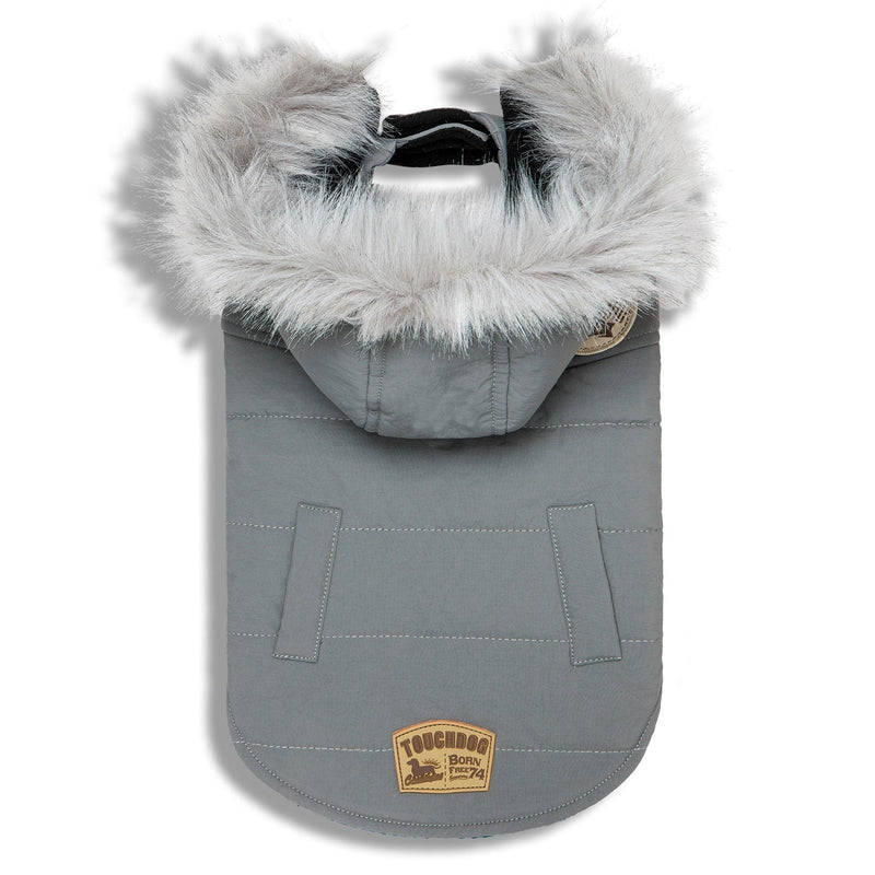 Touchdog 'Eskimo-Swag' Duck-Down Insulated Winter Dog Coat Parka - BIG FRENCHIES