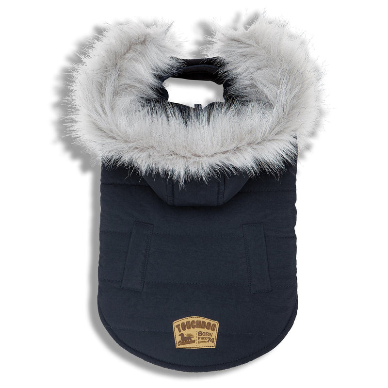 Touchdog 'Eskimo-Swag' Duck-Down Insulated Winter Dog Coat Parka - BIG FRENCHIES