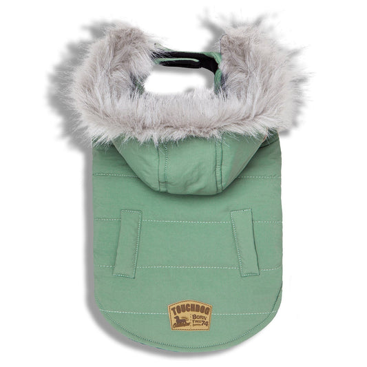 Touchdog 'Eskimo-Swag' Duck-Down Insulated Winter Dog Coat Parka - BIG FRENCHIES