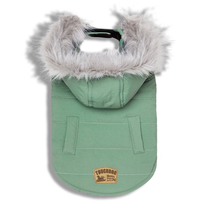 Touchdog 'Eskimo-Swag' Duck-Down Insulated Winter Dog Coat Parka - BIG FRENCHIES