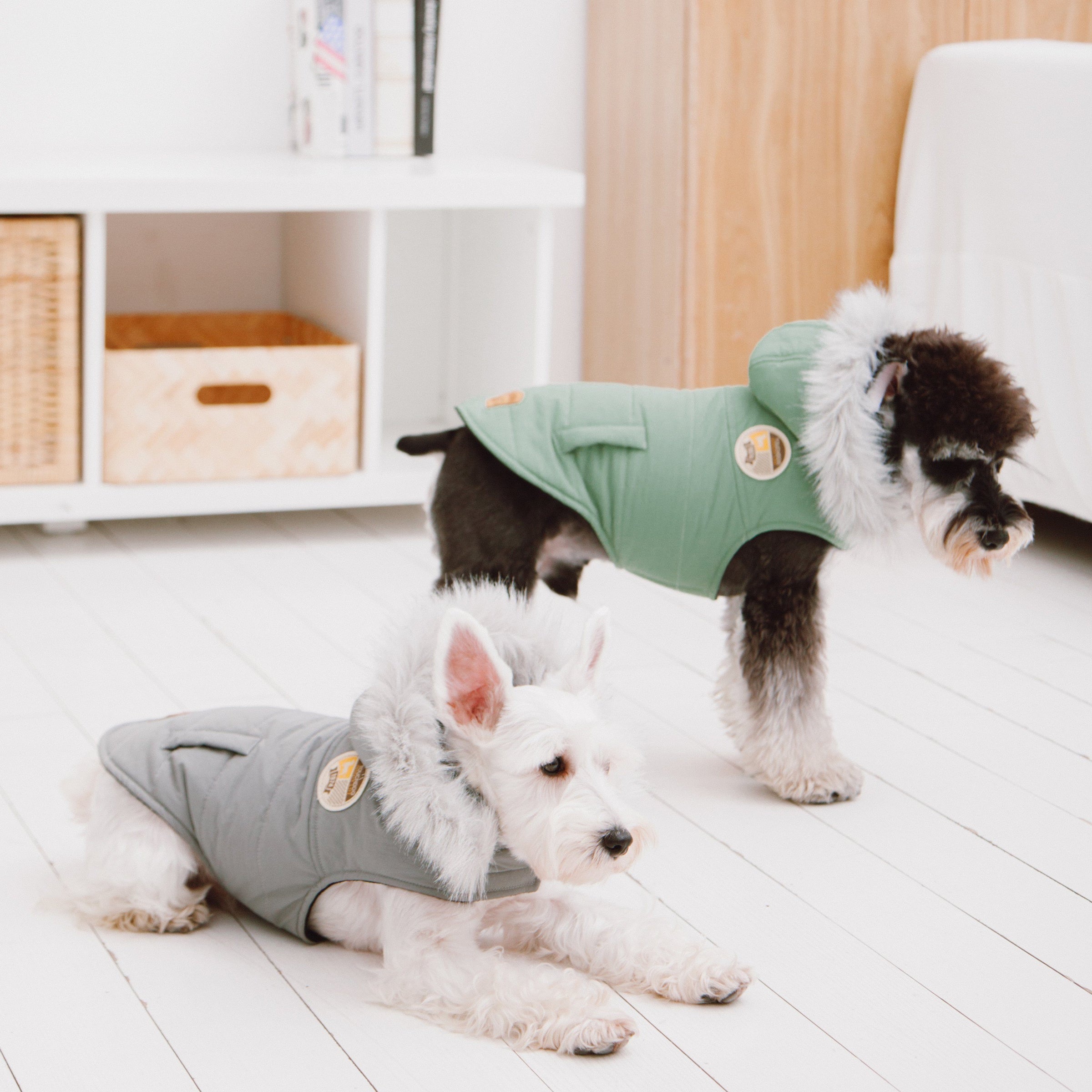 Touchdog 'Eskimo-Swag' Duck-Down Insulated Winter Dog Coat Parka - BIG FRENCHIES