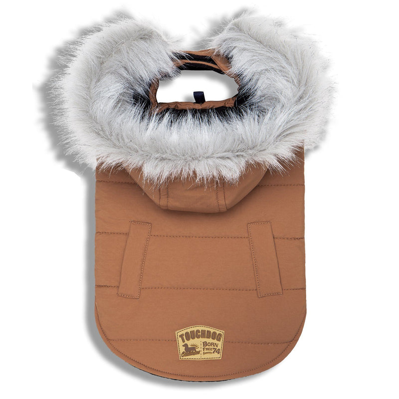 Touchdog 'Eskimo-Swag' Duck-Down Insulated Winter Dog Coat Parka - BIG FRENCHIES