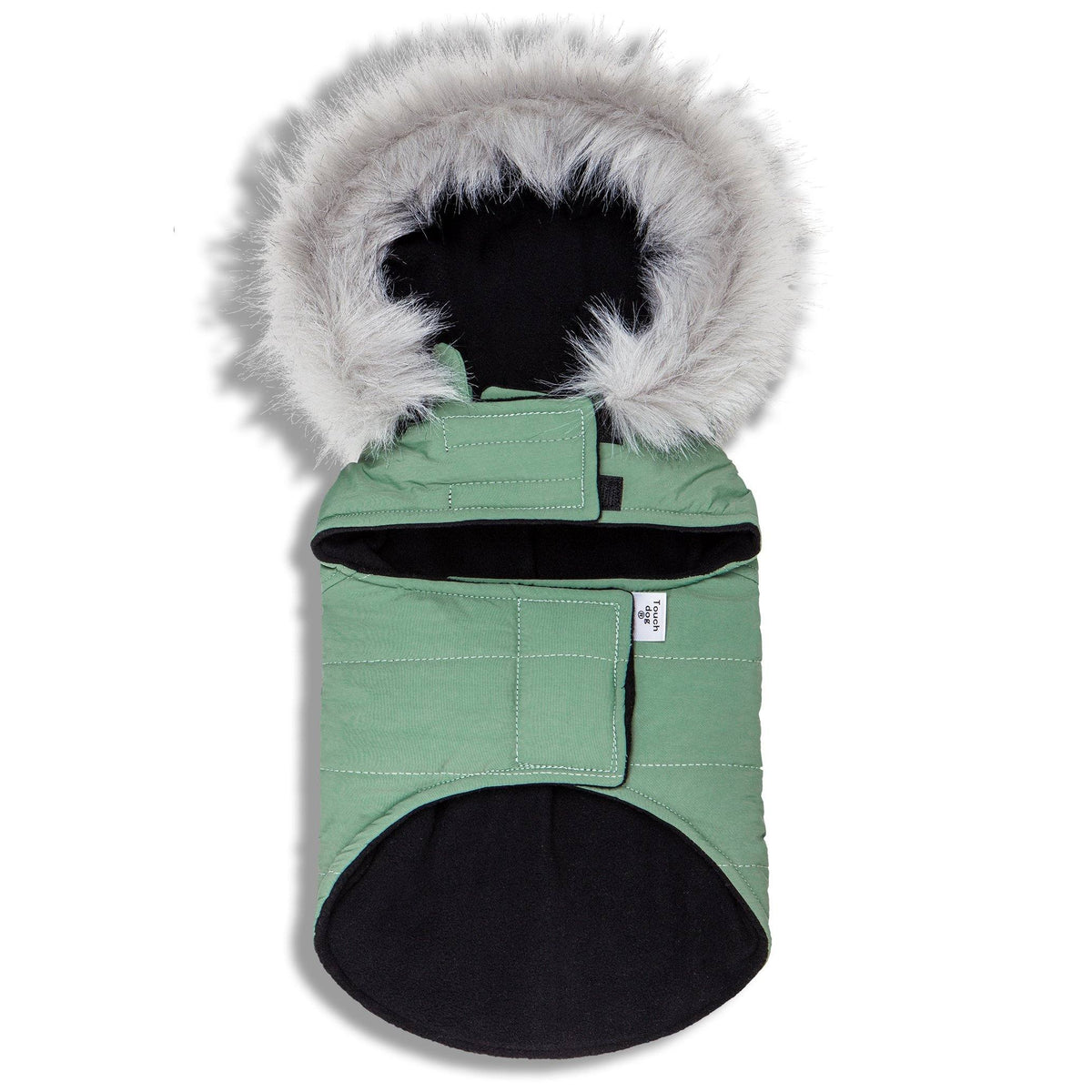 Touchdog 'Eskimo-Swag' Duck-Down Insulated Winter Dog Coat Parka - BIG FRENCHIES