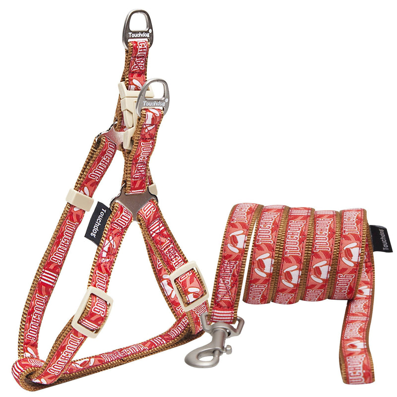 Touchdog 'Funny Bone' Tough Stitched Dog Harness and Leash - BIG FRENCHIES