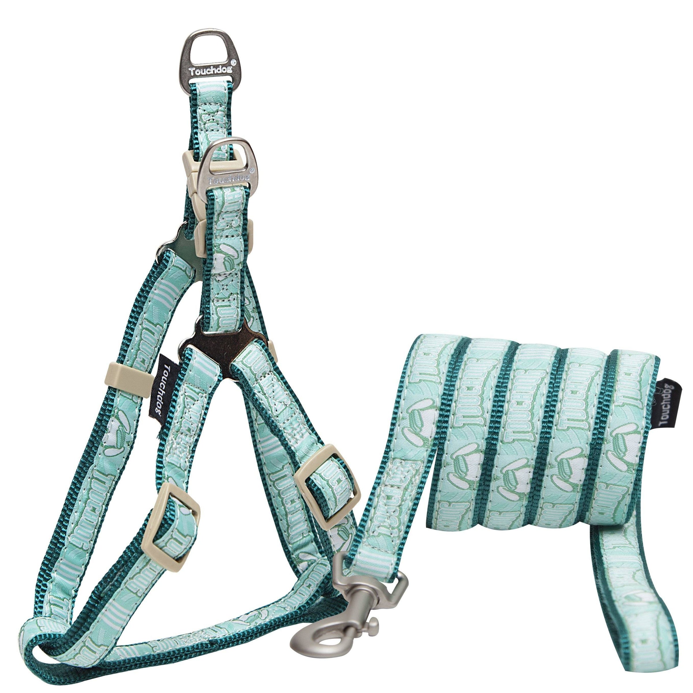 Touchdog 'Funny Bone' Tough Stitched Dog Harness and Leash - BIG FRENCHIES