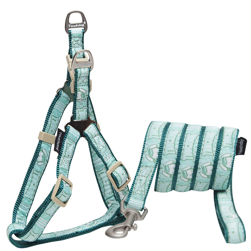 Touchdog 'Funny Bone' Tough Stitched Dog Harness and Leash - BIG FRENCHIES