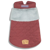 Touchdog 'Furrost-Bite' Fur and Fleece Designer Fashion Dog Jacket - BIG FRENCHIES