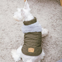 Touchdog 'Furrost-Bite' Fur and Fleece Designer Fashion Dog Jacket - BIG FRENCHIES