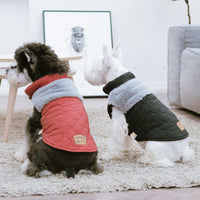 Touchdog 'Furrost-Bite' Fur and Fleece Designer Fashion Dog Jacket - BIG FRENCHIES