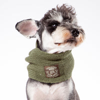 Touchdog Heavy Knitted Designer Fashion Winter Dog Scarf - BIG FRENCHIES