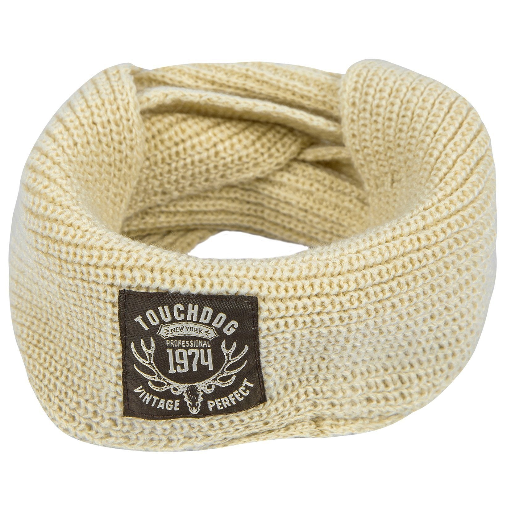 Touchdog Heavy Knitted Designer Fashion Winter Dog Scarf - BIG FRENCHIES