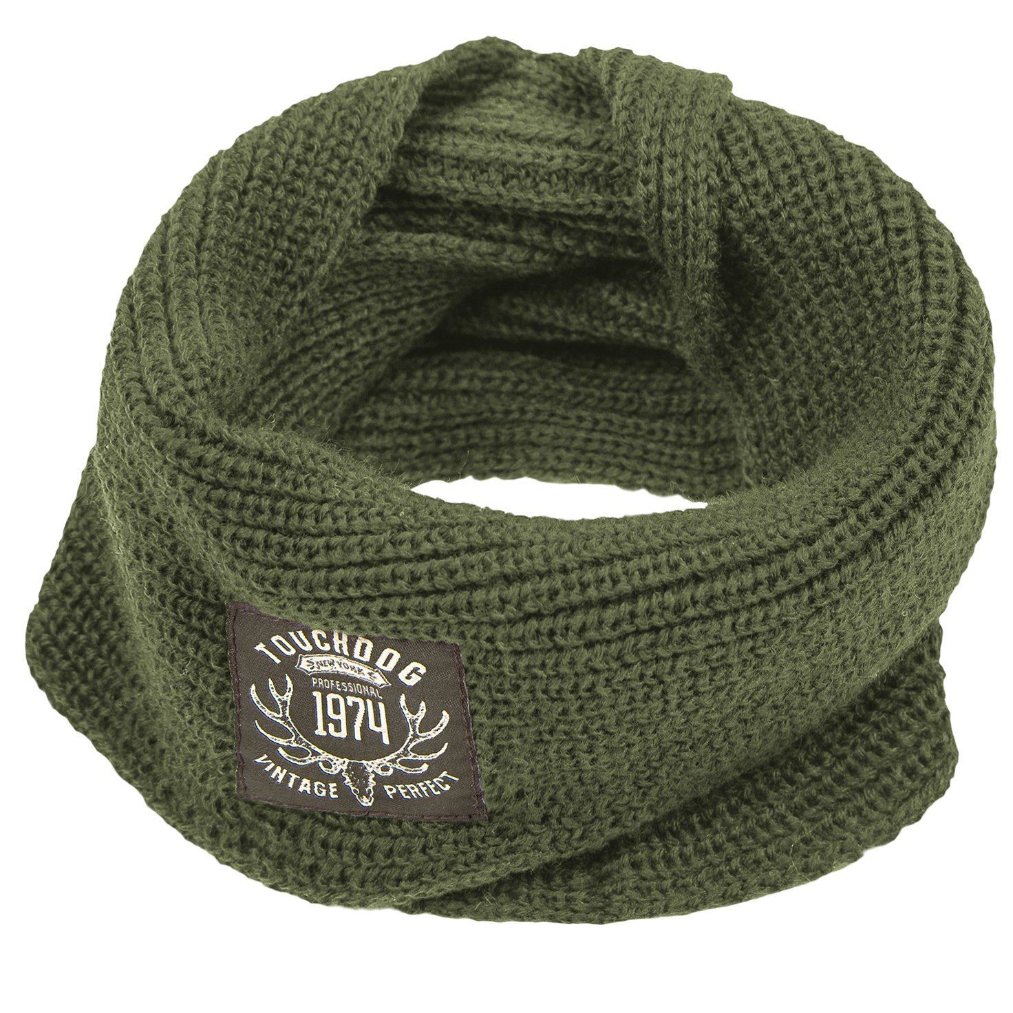Touchdog Heavy Knitted Designer Fashion Winter Dog Scarf - BIG FRENCHIES
